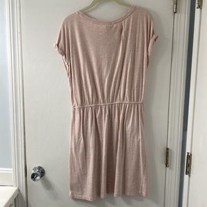 Really cute, light pink dress. Perfect in the Spring and Summer.